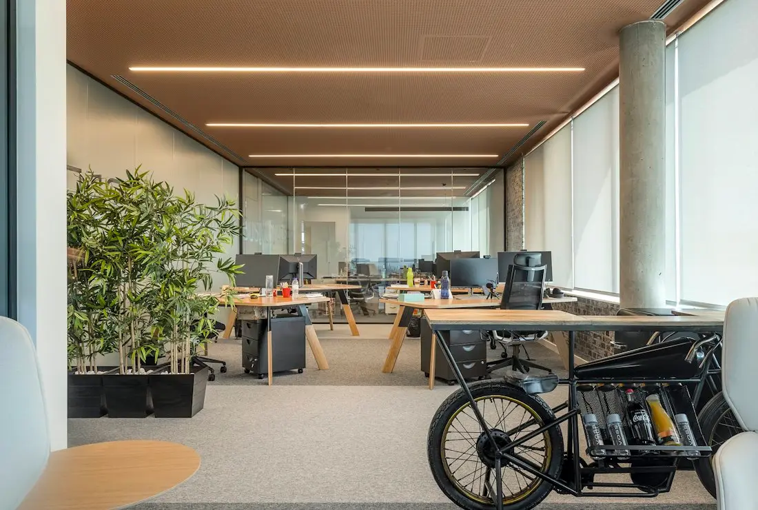 A relaxed studio office