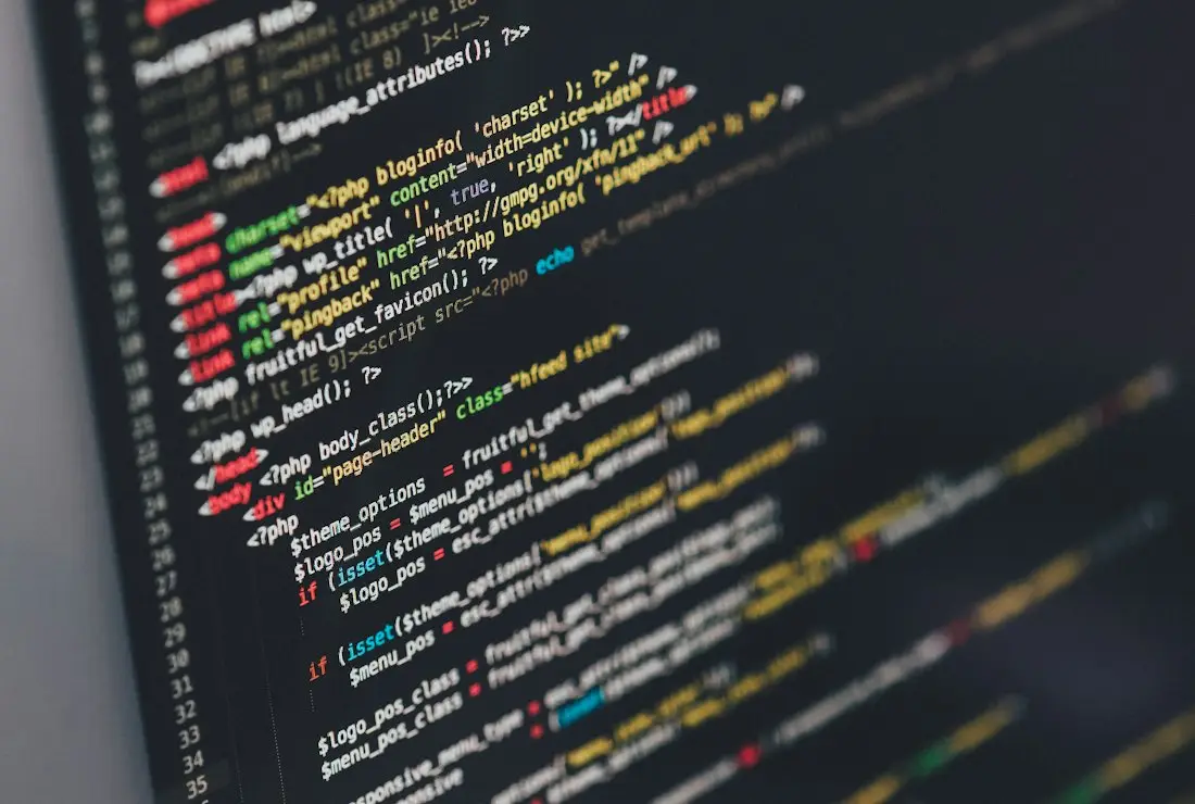 Application code on a monitor