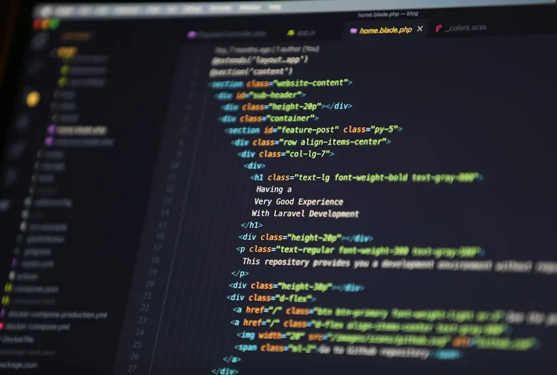 Markup for a web project