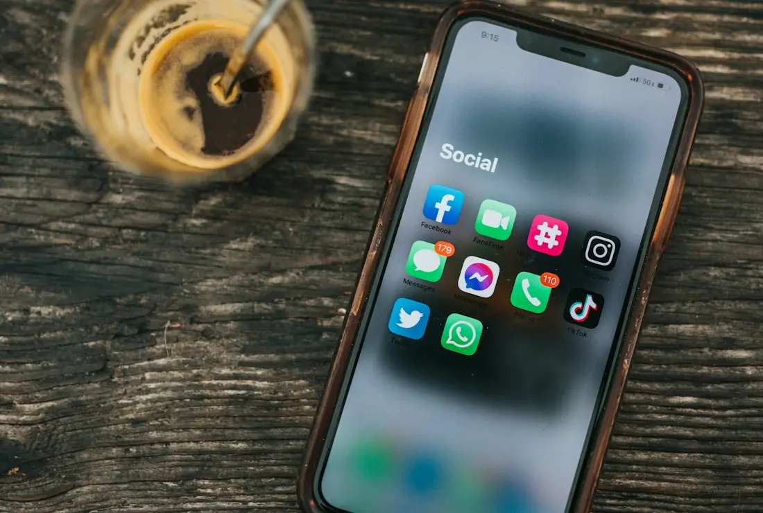 A social feed open on a phone