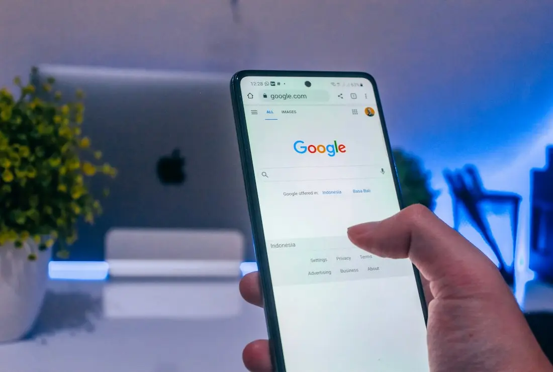 Running a search on a phone